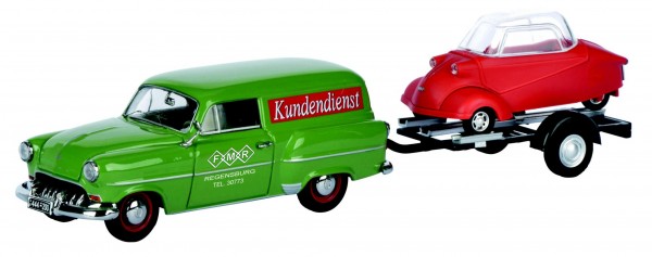 Opel Olympia Caravan + Messerschmitt
