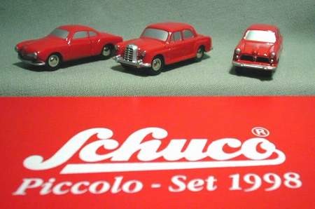 Schuco Piccolo Jahresset 1998