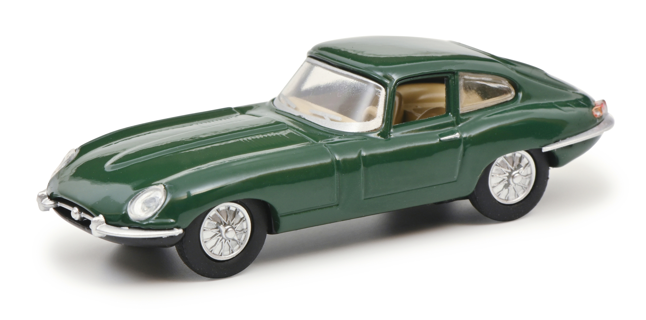 Jaguar E-Type Coupé, british racing green | Schuco Edition 1:64 