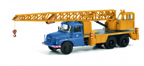 Tatra T148 Kranwagen, blau/gelb