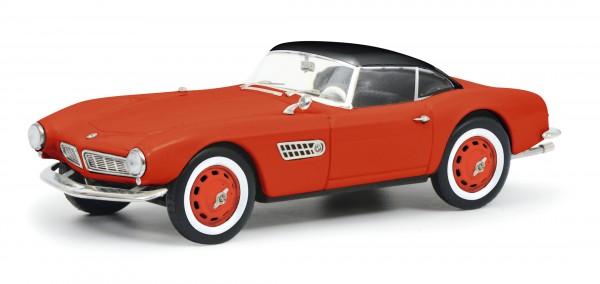 BMW 507 mit Hardtop, rot-schwarz